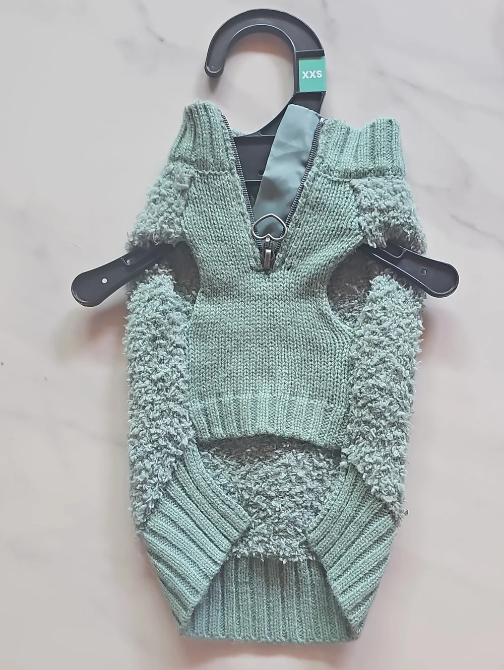 Mint Green Knit Doggy Sweater